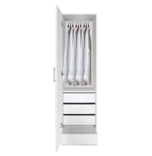 Alta Super Space Saver Narrow Wardrobe Left Door 4 Interior