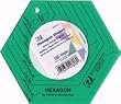 Hexagon Shapes Rotary Cutting Template