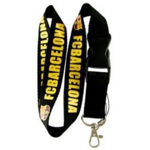 FC Barcelona (Black) Keychain Lanyard
