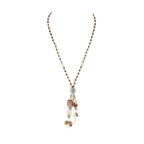 schmuck-art Kette Daileen lt.brown 21933
