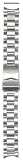 Hadley-Roma Men's MB5916RWSandC-20 20-mm Stainless Steel Watch Bracelet