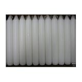 White Candles Taper 6 Inch. Burn 5 Hours Set of 72