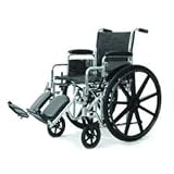 Standard DX Wheelchair - With Auminum, Swingaway Footrests