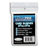 10 (Ten) Pack Lot of 100 Soft Sleeves / Penny Sleeve for Baseball Cards & Other Sports Cards