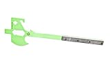 Ontario Knife Xtreme Rescue Series, Fixed Blade Entry Tool with S7 Steel Blade, Safety Green with Black Handle, Overall Length 24.0