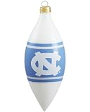 Champion Treasures NCAA North Carolina Tar Heels 3 Pc. Glass Tear Drop Ornament Set