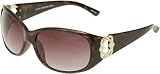 J-LO by Jennifer Lopez Chelo Heart Emblem Sunglasses [66368459], Tortoise