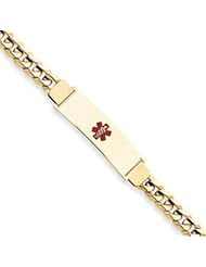8 Inch 14k Gold Medical Jewelry Bracelet