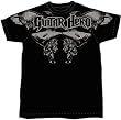 Guitar Hero Wings N Strings Black T-shirt Tee