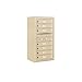 Salsbury Industries 3809S-07SFU Surface Mounted Horizontal 4C Mailbox, Sandstone