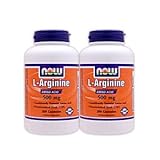 [海外直送品]　2本セット★NOW Foods　Ｌ?アルギニン　500mg 250粒栄養ドリンクと比べてもコスパが◎元気が足りないときのアミノ酸
