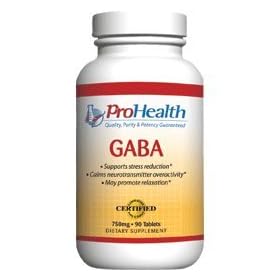 GABA (750 mg, 90 large tablets)