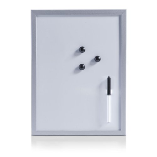 Zeller 11534 Magnet-/ Schreibtafel 30 x 40 cm, alugrau Preisvergleich