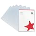 5 Star Office Folder Plastic Copy-safe 90 Micron A4 Clear [Pack 100]