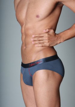 Calvin Klein Prostretch Reflex Hip Brief - Grey