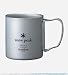 Snow Peak Titanium Double Wall Cup 300 with Folding Handle