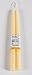 Bluecorn 100% Pure Beeswax Taper Candles | Natural Beeswax, Ivory White Unscented Tapered | Soy, Paraffin, & Fragrance Free | 12 Inch, Bulk 8-Pack | Handmade in Colorado