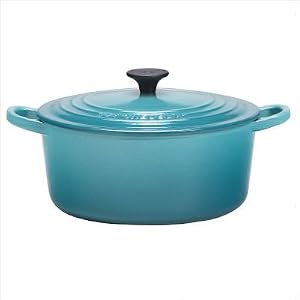 3.5-Quart Round French Oven in Caribbean by Le Creuset