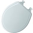 Mayfair 48E2 Slow Close Toilet Seat with Lift Off Hinge, Round, White Wood