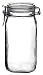 Bormioli Rocco Fido Round Clear Jar, 50-3/4-Ounce