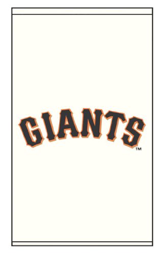 Roller Shades MLB San Francisco Giants Jersey Logo - Off-White Background 0573_0005