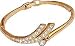 Fashion Jewelry Cubic Zirconia Gold Plated Link Bracelet Unique Gift for Her