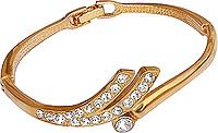 Fashion Jewelry Cubic Zirconia Gold Plated Link Bracelet Unique Gift for Her