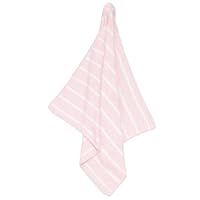 Angel Dear Chenille Blanket, Pretty Pink/Ivory Stripe