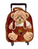 Pecoware Bear Backpack with Removable Roller