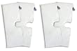 Shark XLT3501 (EXTRA LARGE), Set of 4, Microfiber Cleaning Pads for the Steam Pocket Mop.