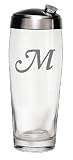 Culver Inc., Monogram M Glass Martini Shaker
