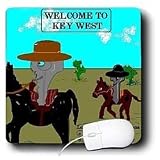 Londons Times Funny Society Cartoons - Welcome To Key West - Mouse Pads