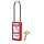Master Lock 411 Series Zenex Lockout/Tagout Padlock, Keyed Alike, 3" Body Length, 3" Shackle Clearance