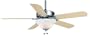 AIRFLOW 200G-45 52" Energy Star Builders Choice Gallery Ceiling Fan B. Nickel 5 Mahogany/Maple Blade