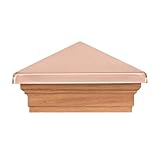 McFarland Cascade Terratec High Point Post Cap, Copper, Fits 6x6-Inch Post