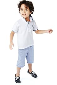 2 Piece Pure Cotton Polo Shirt & Shorts Outfit