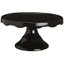 Rosanna Rococo Noir Black Medium 10-1/2-Inch Cake Pedestal, Gift-boxed