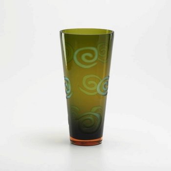Cyan Lighting 00899 Large Etched Spiral Vase,