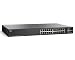 Cisco SG200-26 24 10/100/1000 Ports, Gigabit Ethernet Smart Switch, 2 Combo Mini-GBIC Ports, Warranty, One Year Tech Support - SLM2024TNA