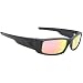 Spy Hielo Sunglasses - Spy Optic Steady Series Fashion Eyewear - Matte Black/Grey with Red Spectra