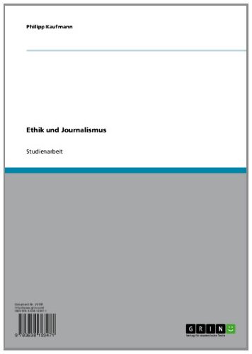 Ethik und Journalismus (German Edition)