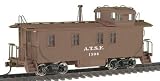 Walthers - Platinum Line Santa Fe 1300- Wood Caboose RTR 1938-43 HO - Santa Fe