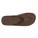 Reef Men's Marbea Thong Sandal,Dark Brown,10 M US