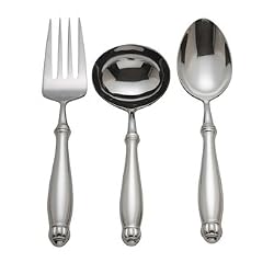 Reed & Barton Finial 18/10 Stainless Steel 3-Piece Flatware Serving Set