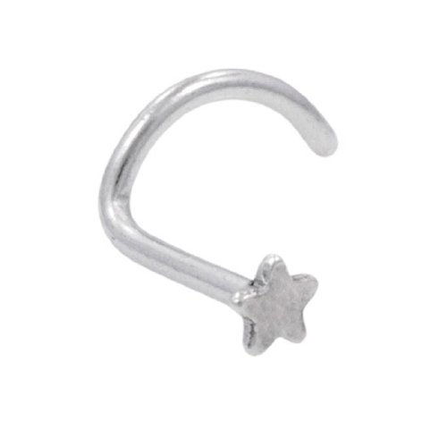 STAR Nostril Nose Ring Twist / Screw - Nose Ring Jewelry