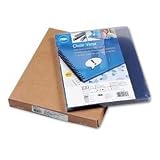 GBC Clear View Standard 11 1/4 x 8 3/4 Inch Clear Presentation Covers 100 Count (20-000-36)
