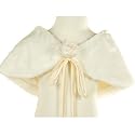 Little Girls Special Occasion IVORY FUR SHRUG Wrap KIDS DREAM Shawl Girl 10