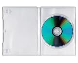 50 Stk. A-GRADE DVD Hülle Classic-Size für 1 CD/DVD, transparent / Standard-Rückenbreite: 14mm