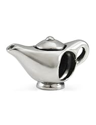 Sterling Silver Magic Lamp Ohm Bead Charm ahs020