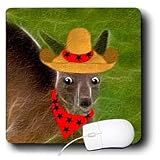 SmudgeArt Kangaroo Designs - Kenny Kangaroo C - Mouse Pads
